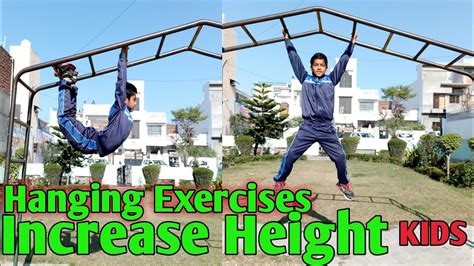 hanging exercises to increase height